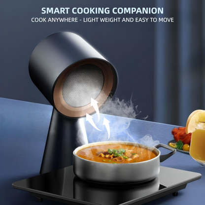 RUQIRO Portable Range Hood – Rechargeable Smoke & Odor Absorber